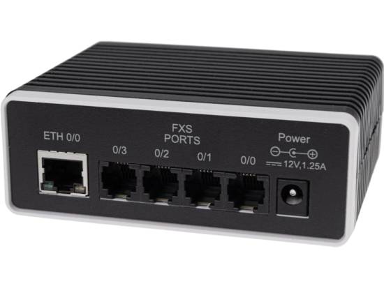 Patton SN200/4JS4V/EUI Analog Telephone Adapter & VoIP Gateway