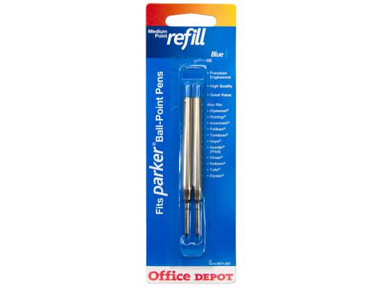 Penatia Office Depot 877267 Medium Point Blue Refill 1.0 mm