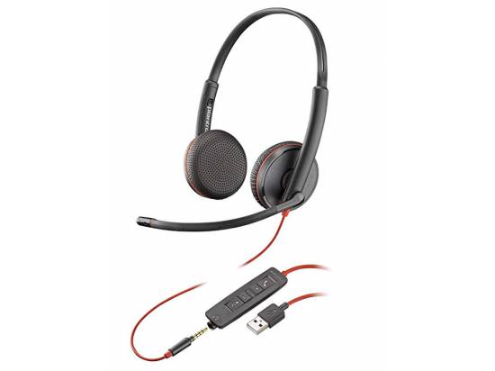 Plantronics Blackwire C3225 USB-A Stereo Headset 