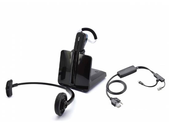 Plantronics CS540 DECT Headset w/Polycom EHS Cable