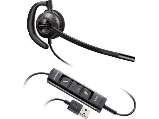 Plantronics EncorePro HW535 USB Over-the-Ear Headset - Grade A