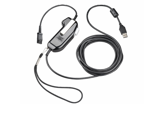 Plantronics Poly SHS 2626-13 USB-PTT (push-to-talk) headset adapter