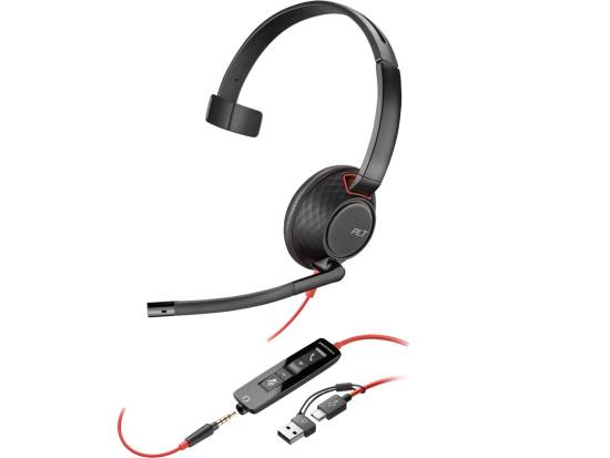 Poly Blackwire 5210 USB-C/A Single-Ear Headset