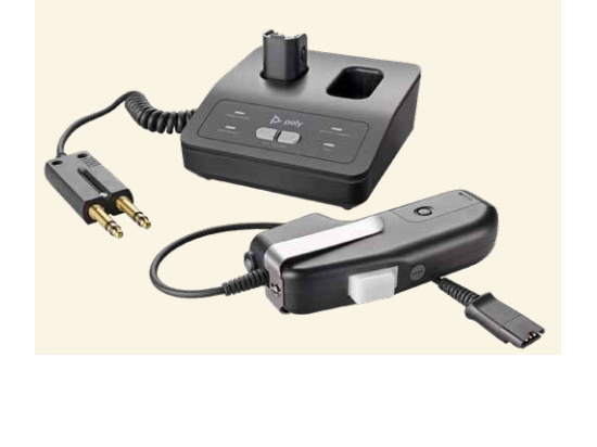 Poly HP CA22CD-SC Cordless PTT DECT 6.0 Headset Adapter (Audio Aviation)