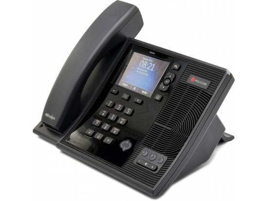 Polycom CX600 12-Button Black Gigabit Color Display VoIP Phone (2201-15942-025) - Grade A