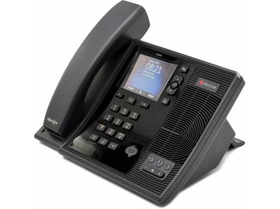 Polycom CX600 12-Button Gigabit Color Display VoIP Phone (2201-15942-025) Black
