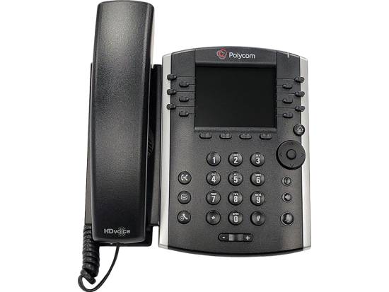 Polycom Polycom VVX 410 12-Button Black Gigabit IP Speakerphone - Ring Central - Grade B