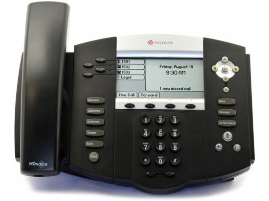 Polycom SoundPoint IP 560 VoIP Display Phone (2200-12560-001) - Grade A