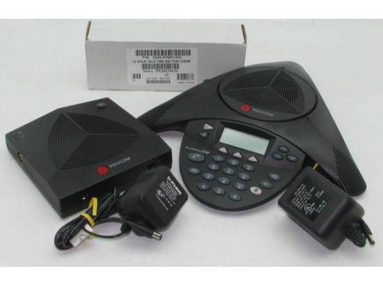 Polycom SoundStation 2W EX 12-Button Wireless Analog Display Conference Phone (2200-07800-001) - Grade A