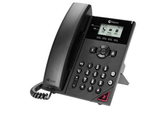 Polycom VVX 150 Black IP Display Speakerphone - Grade A