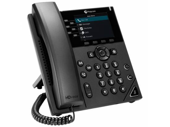 Polycom VVX 350 Black IP Display Speakerphone - Grade A
