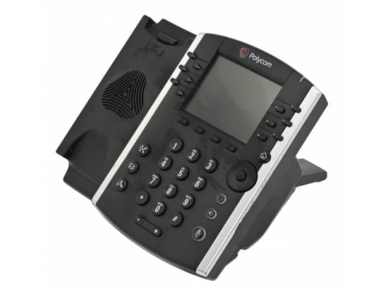 Polycom VVX 410 12-Button Black Gigabit IP Speakerphone - No Stand - Grade B