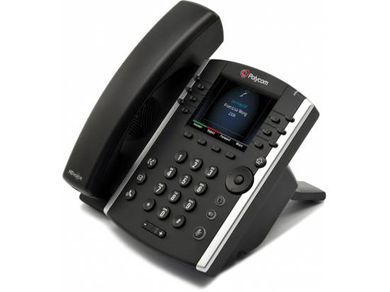 Polycom VVX 410 12-Button Black Gigabit Display Speakerphone (2200-46162-025) - Grade A