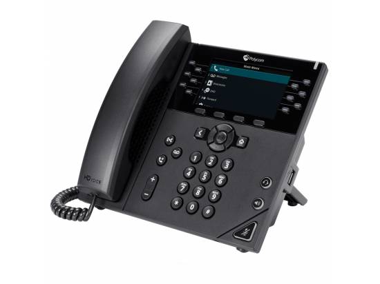 Polycom  VVX 450 Black IP Display Speakerphone - RingCentral Branded - Grade A