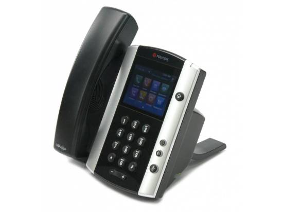 Polycom VVX 500 Gigabit IP Speakerphone (2200-44500-018) - Microsoft Lync/Skype - Grade A