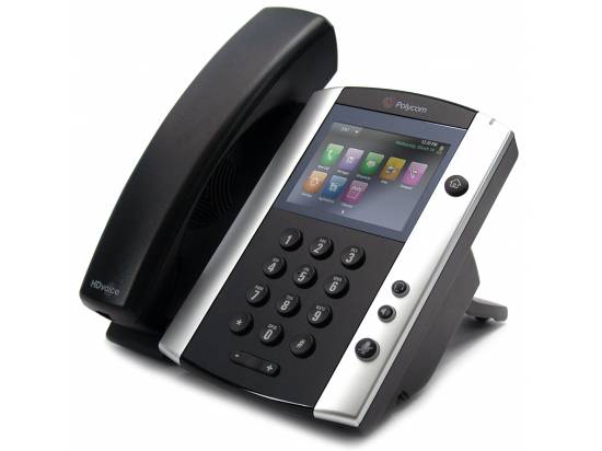 Polycom VVX 501 12-Line VoIP Touchscreen Display Phone (2200-48500-025) - Grade A
