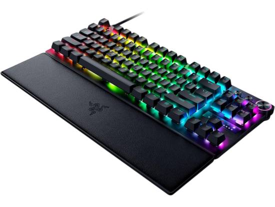 Razer Huntsman V3 Pro TKL Wired Analog Gaming Keyboard (Black) - Refurbished