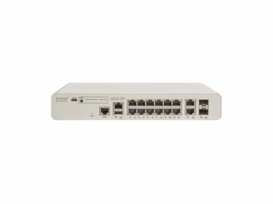 Ruckus Wireless ICX 7150 Brocade ICX7150-C12P-2X1G 12-Port Gigabit PoE+ Stackable Compact Access Switch - Refurbished