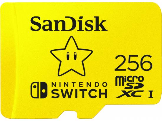 SanDisk Nintendo Switch Memory Card 256GB 
