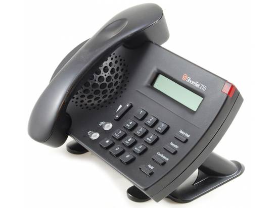 ShoreTel 210 Black 4-Button Single Line IP Display Phone