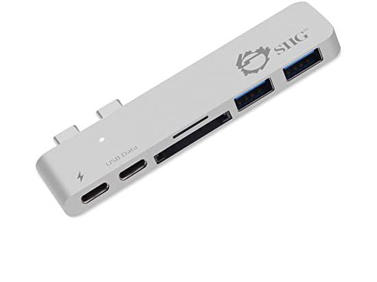 SIIG Thunderbolt 3 USB-C Hub SD Card Reader Port Adapter