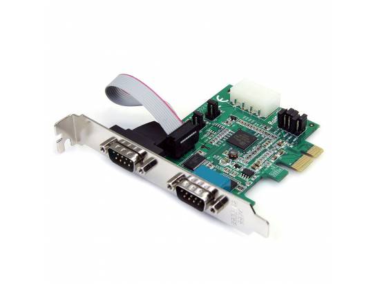 StarTech 2 Port PCI Express RS232 Serial Adapter Card - Refurbished