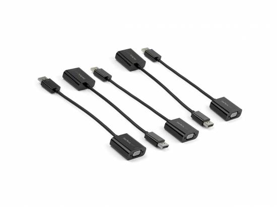 StarTech DisplayPort 1.2 to VGA Active Adapter - 5-Pack