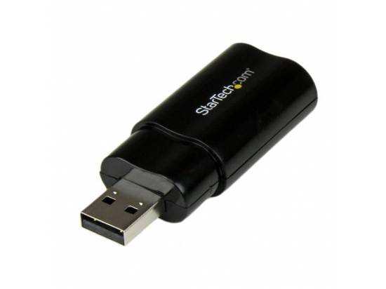 StarTech USB ICUSBAUDIOB Stereo Audio Adapter External Sound Card