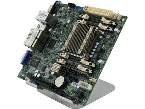 Supermicro MBD-A1SRI-2558F-0 Integrated Intel Atom C2558 Server Motherboard - Refurbished