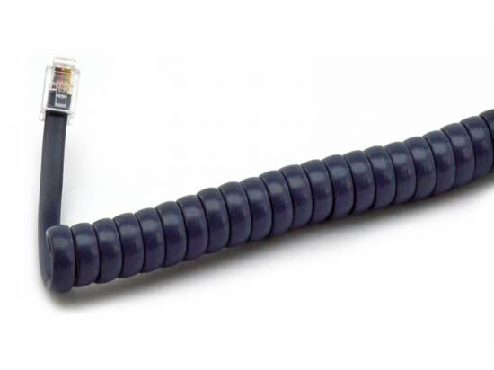 Telephone Handset Cord 12 Foot - Titanium Blue