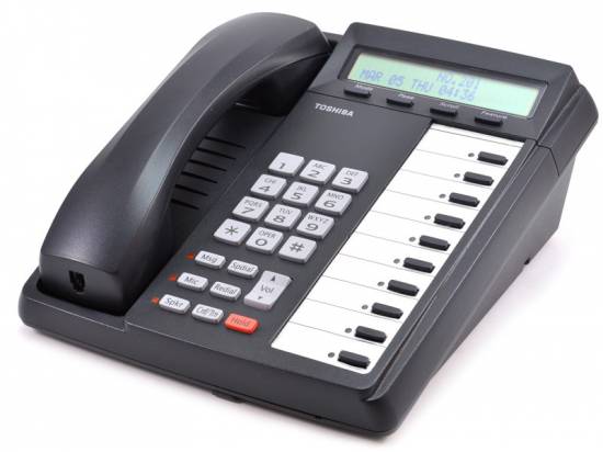 Toshiba Strata DKT3010C-SD 10-Button Charcoal Display Speakerphone