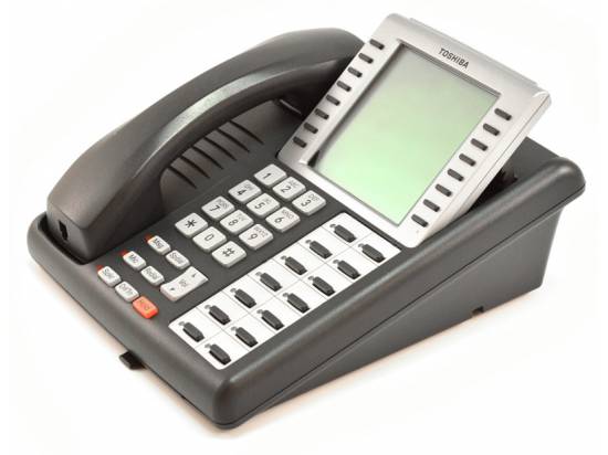 Toshiba Strata DKT3214-SDL 14-Button Charcoal Large Display Speakerphone - Grade B