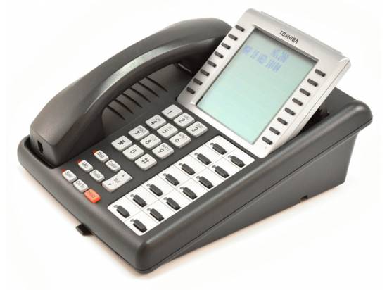 Toshiba Strata DKT3214-SDL 14-Button Charcoal Large Display Speakerphone