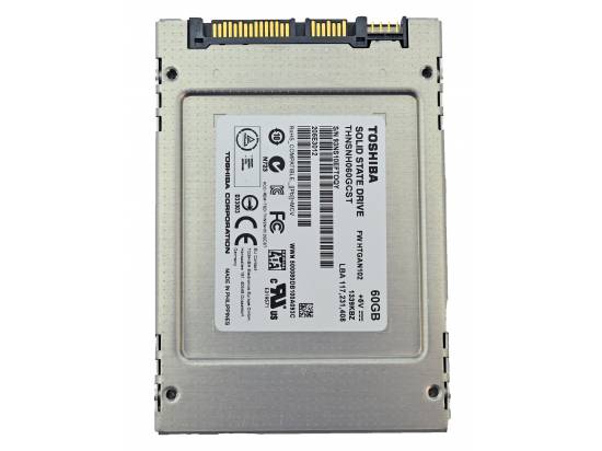 Toshiba thnsnh060gcst 60GB 2.5"  SATA SSD