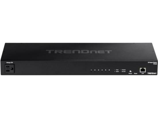 TRENDnet TPI-06 IP Power Switch 6-Outlet Managed Rackmount Power Distribution Unit - Refurbished