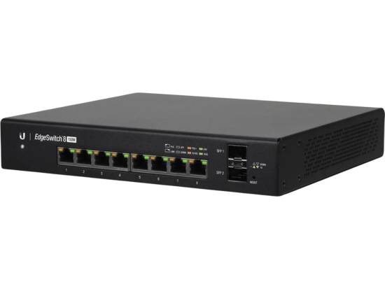 Ubiquiti EdgeSwitch 8-Port Managed PoE Gigabit Switch - Refurbished