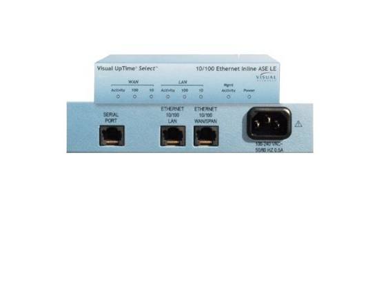 Visual Networks UpTime Select 10/100 Ethernet Inline ASE 807-0122 - Refurbished