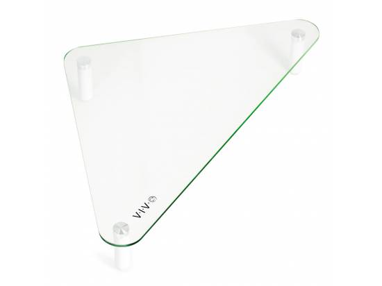 VIVO 20" Triangle Glass Monitor Riser