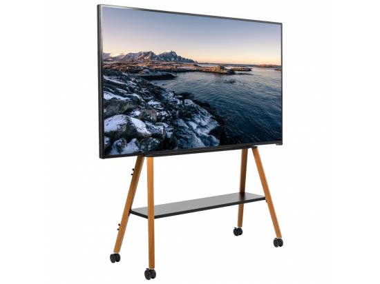 VIVO Mobile Easel Stand with Shelf for 49” to 75” TVs