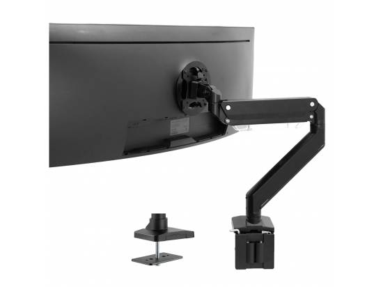 VIVO Pneumatic Arm Single Ultrawide Monitor Desk Mount - Black