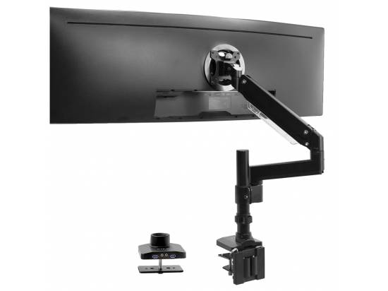 VIVO Pneumatic Arm Single Ultrawide Monitor Desk Mount with USB