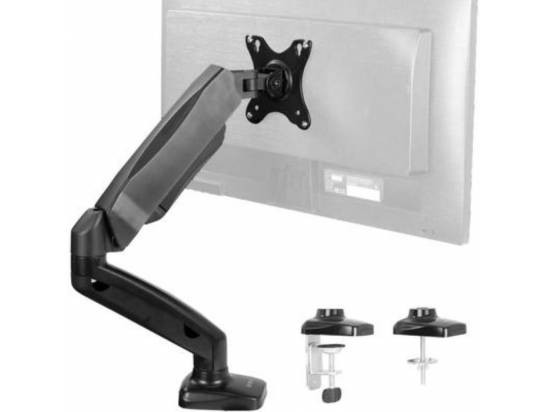 VIVO Pneumatic Arm Single VESA Monitor Desk Mount
