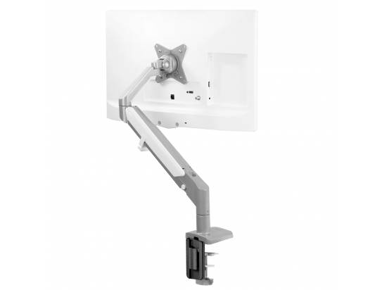 VIVO Silver Pneumatic Arm Single Monitor Desk Mount