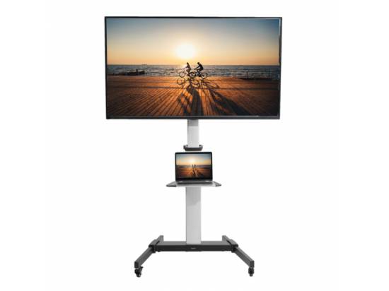 VIVO Silver TV Cart for 32" to 83" Screens