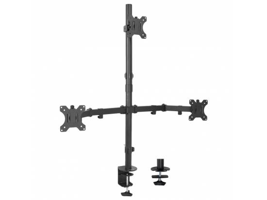 VIVO Triple Monitor Desk Mount - Black