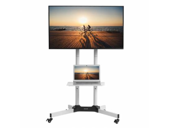 VIVO TV Cart for 32" to 83" Screens - White