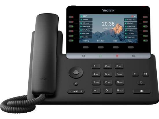 Yealink SIP-T85W Gigabit Wi-Fi IP Phone w/ 5.5-inch LCD Screen - Grade A