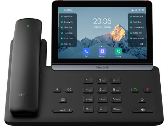 Yealink SIP-T88W Pro Wifi IP Phone w/ Wireless Handset and 7-inch Touchscreen