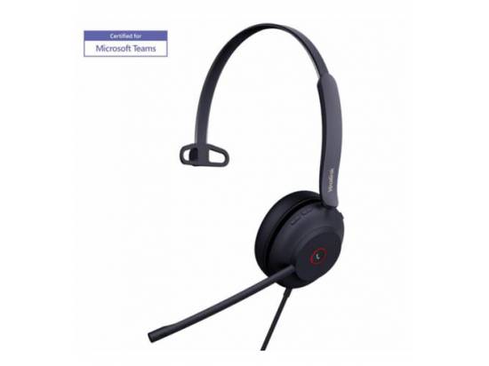 Yealink UH37 USB-A Teams Mono Wired Headset