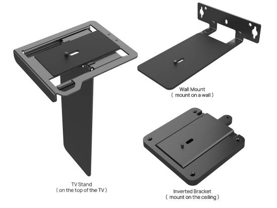 Yealink UVC8X PTZ Camera Mounting Kit (Wall, TV Top, Ceiling)